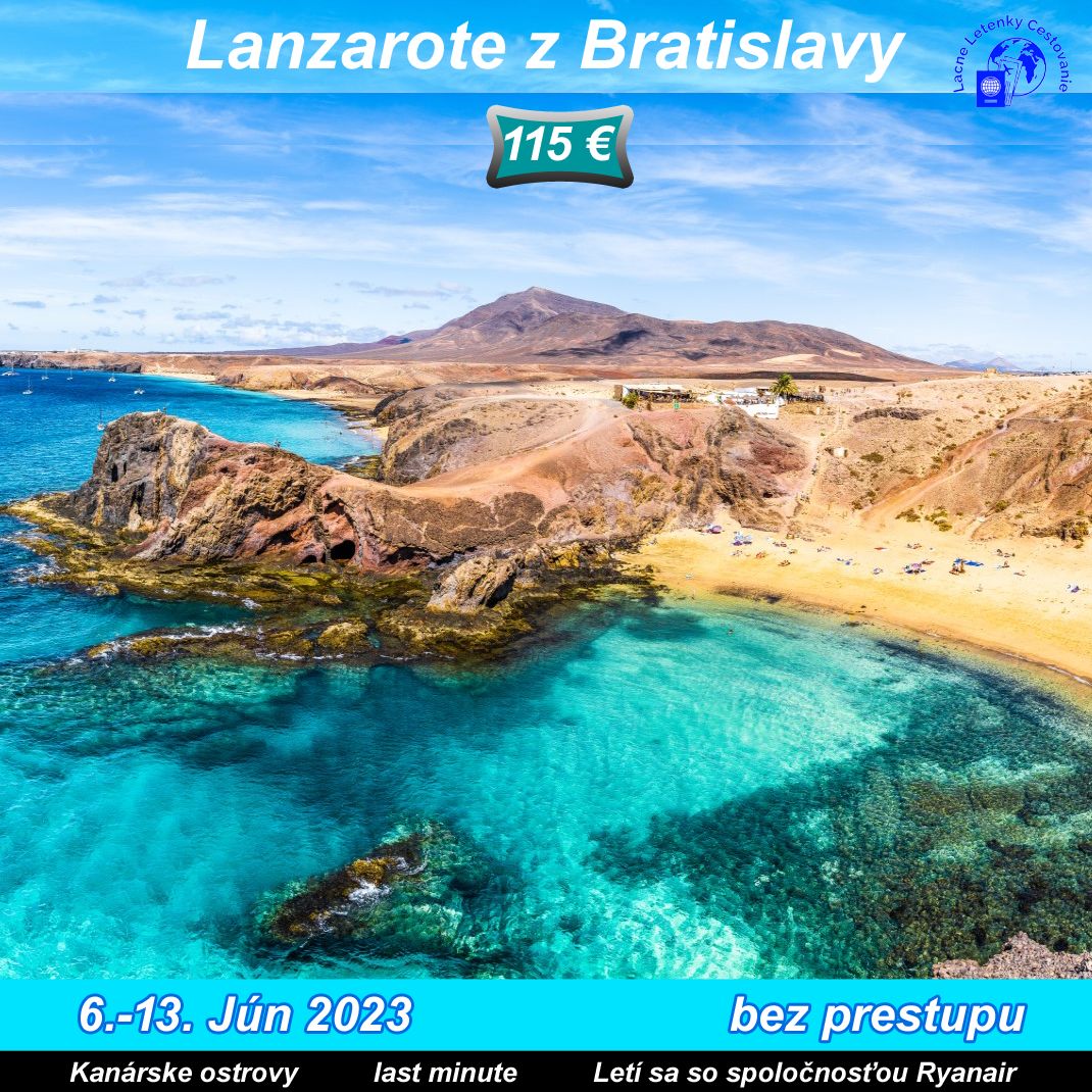 Lanzarote z Bratislavy